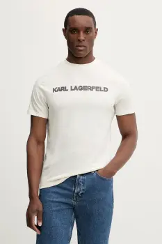 Karl Lagerfeld tricou din bumbac imagine