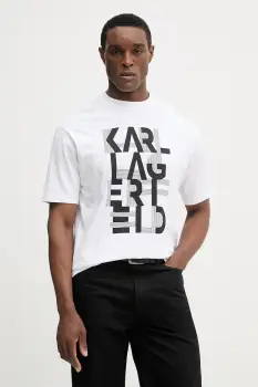 Karl Lagerfeld tricou din bumbac imagine