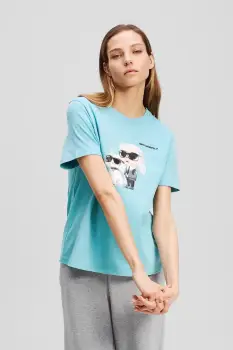 Karl Lagerfeld tricou din bumbac A3W17077 imagine