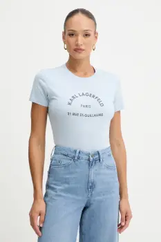 Karl Lagerfeld tricou din bumbac B1W17033 imagine