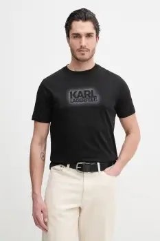 Karl Lagerfeld tricou din bumbac imagine