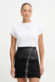 Karl Lagerfeld tricou din bumbac culoarea alb, B1W17032 imagine