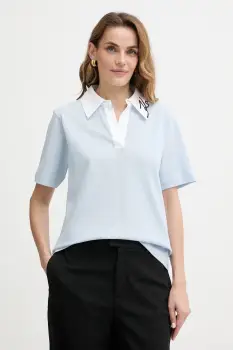 Karl Lagerfeld tricou din bumbac culoarea negru, A3W17113 imagine