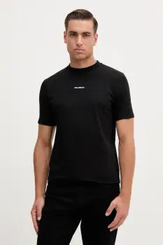 Karl Lagerfeld tricou din bumbac culoarea negru, cu imprimeu, 554235.755051 imagine