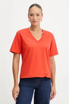 Karl Lagerfeld tricou din bumbac culoarea portocaliu, B1W17031 imagine