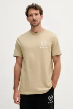 Karl Lagerfeld tricou din bumbac culoarea verde, uni, A3M44002 imagine