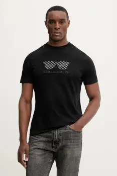 Karl Lagerfeld tricou din bumbac imagine