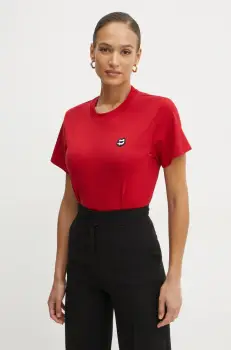 Karl Lagerfeld tricou din bumbac femei, culoarea rosu, A1W17025 imagine