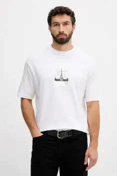 Karl Lagerfeld tricou Karl Lagerfeld x Paris Hilton culoarea alb, cu imprimeu, 554235.755420 imagine