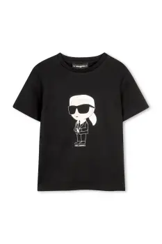Karl Lagerfeld tricou pentru copii, din bumbac imagine