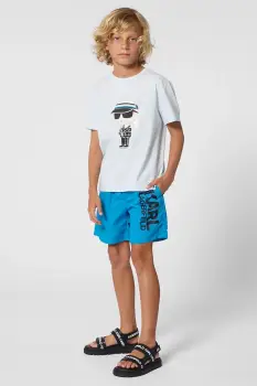 Karl Lagerfeld tricou pentru copii, din bumbac imagine