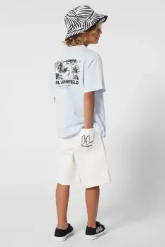 Karl Lagerfeld tricou pentru copii, din bumbac imagine