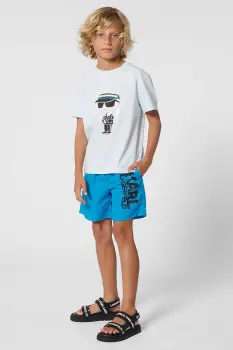 Karl Lagerfeld tricou pentru copii, din bumbac imagine