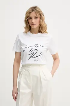 Karl Lagerfeld tricou pentru femei, din bumbac imagine