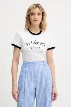Karl Lagerfeld tricou pentru femei, din bumbac imagine