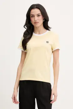 Karl Lagerfeld tricou pentru femei, din bumbac IKON imagine