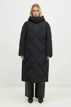 Kenzo geaca de puf Long Down Jacket femei, culoarea negru, de iarna, FE62OU1229NH.99 imagine