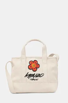 Kenzo geanta de bumbac culoarea bej, FF68SA910F36 imagine