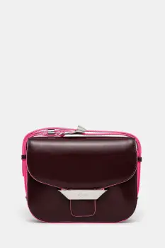 Kenzo geanta de piele culoarea bordo, FF52SA318L3B.24 imagine