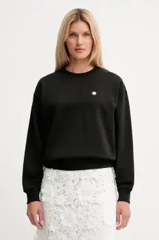 Kenzo hanorac de bumbac culoarea negru, uni, FF62SW2564MF imagine