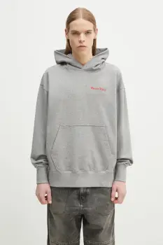 Kenzo hanorac de bumbac x Verdy culoarea gri, cu imprimeu, FF58SW2404MF.94 imagine