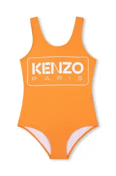 Kenzo Kids costum de baie dintr-o bucata pentru copii culoarea portocaliu, K61186 imagine