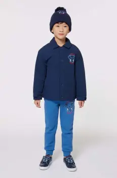 Kenzo Kids geaca copii culoarea albastru marin, K60721 imagine