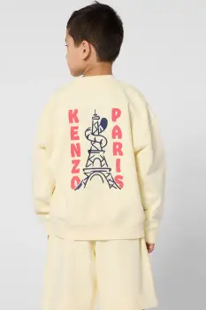 Kenzo Kids hanorac de bumbac pentru copii imagine