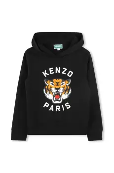 Kenzo Kids hanorac de bumbac pentru copii cu gluga, cu imprimeu, K61124 imagine