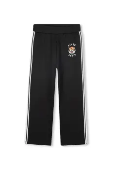 Kenzo Kids pantaloni de trening pentru copii culoarea negru, cu imprimeu, K61477 imagine