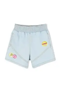 Kenzo Kids pantaloni scurti din denim pentru copii cu imprimeu, K61039 imagine