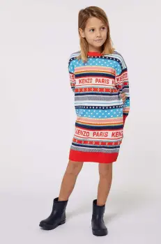 Kenzo Kids rochie fete mini, drept, K60686 imagine