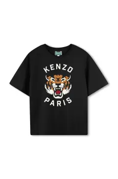Kenzo Kids tricou de bumbac pentru copii cu imprimeu, K61137 imagine