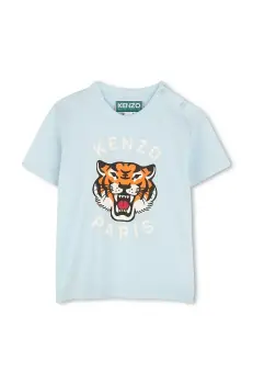 Kenzo Kids tricou din bumbac pentru bebelusi cu imprimeu, K60977 imagine
