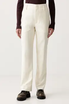 Kenzo pantaloni de costum pentru femei, din lana imagine