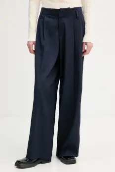 Kenzo pantaloni de lana imagine