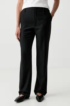 Kenzo pantaloni pentru femei din lana imagine