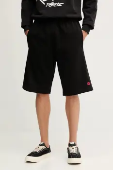 Kenzo pantaloni scurti din bumbac culoarea negru, FE65PA8264MF imagine