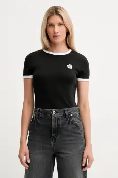 Kenzo tricou culoarea negru, FF52TS1564SJ imagine