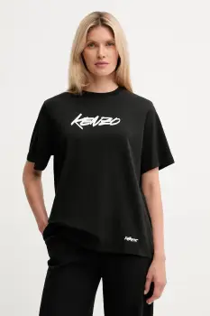 Kenzo tricou din bumbac Kenzo x Futura culoarea negru, FF62TS5544SG imagine