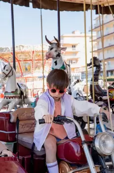 Ki ET LA ochelari de soare copii RoZZ culoarea portocaliu imagine