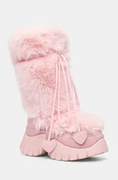 Koi Footwear cizme de iarna culoarea roz, Kawaii Sasquatch imagine