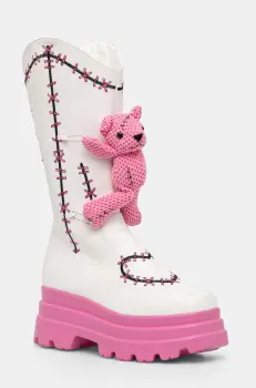 Koi Footwear cizme femei, culoarea alb, cu platforma, izolare usoara, SWD-75 imagine