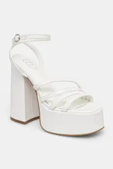 Koi Footwear sandale DBP55 WHITE PLATFORM HEEL imagine