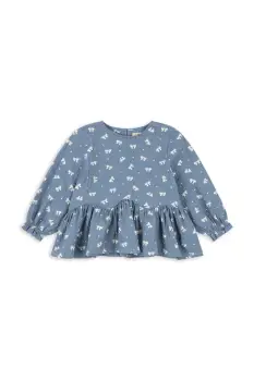 Konges Slojd bluza copii VIDA BLOUSE GOTS cu imprimeu, KS104032 imagine