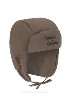 Konges Slojd caciula bebe JUNO HAT culoarea maro, KS103486 imagine