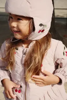 Konges Slojd caciula bebe JUNO HAT culoarea roz, KS103486 imagine