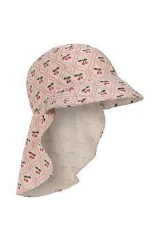Konges Slojd caciula MERLE FRILL SUN HAT GRS culoarea roz, KS103351 imagine
