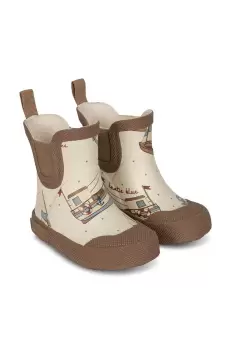 Konges Slojd cizme copii culoarea bej imagine