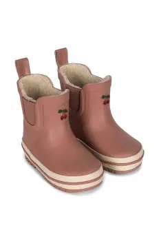 Konges Slojd cizme copii ROI RAIN BOOT LOW culoarea roz, KS101290 imagine